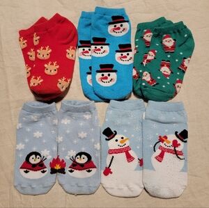 5 pairs Christmas socks